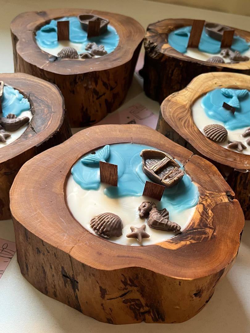 OCEAN WOOD CANDLE